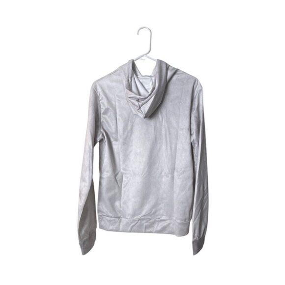 "Blast" Graphic Hoodie S White Cotton Unisex Casual Wear - Picture 2 of 4